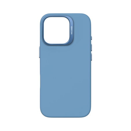 Decoded AntiMicrobial Silicone Backcover Air Blue — iPhone 16 Pro