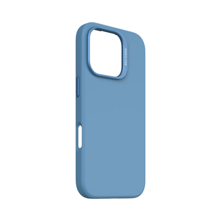 Decoded AntiMicrobial Silicone Backcover Air Blue — iPhone 16 Pro