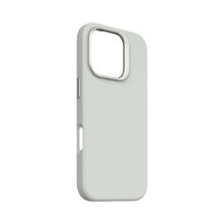 Decoded AntiMicrobial Silicone Backcover Stone Gray — iPhone 16 Pro