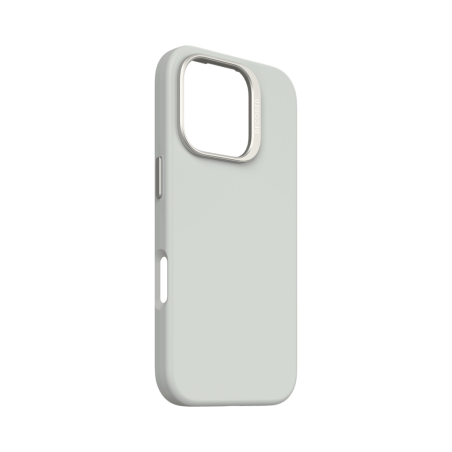 Decoded AntiMicrobial Silicone Backcover Stone Gray — iPhone 16 Pro