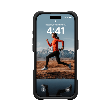 UAG Plasma XTE Magsafe Black / Orange — iPhone 16 Pro Max