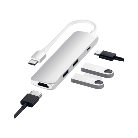 Satechi Aluminium Adapter Slim Silver