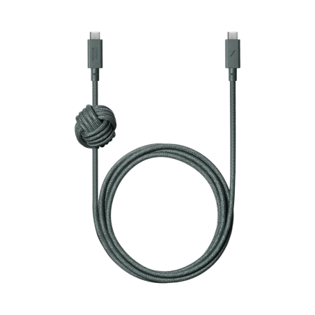 Native Union Anchor Cable 240W USB-C - USB-C 3m — Slate Green